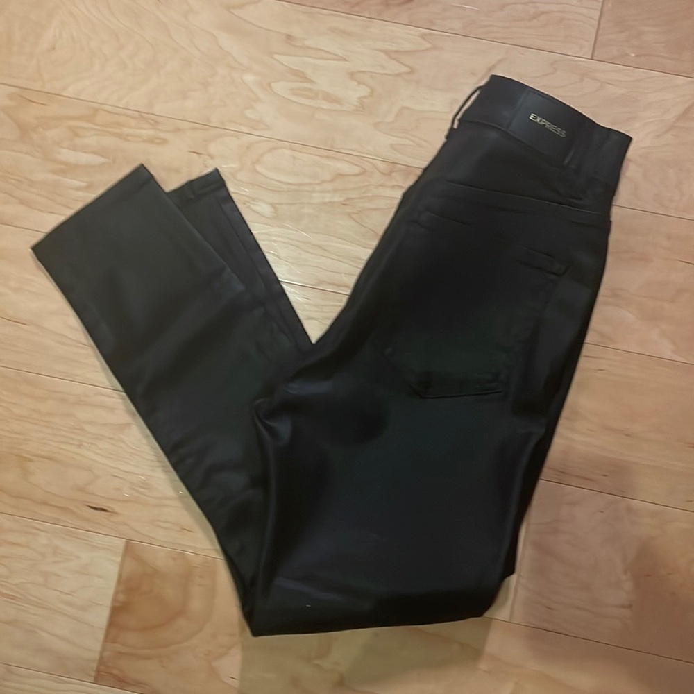 Express Faux Leather Skinny High Rise Pants​​​​​​
